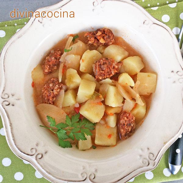patatas con chorizo a la riojana patatas con chorizo a la riojana