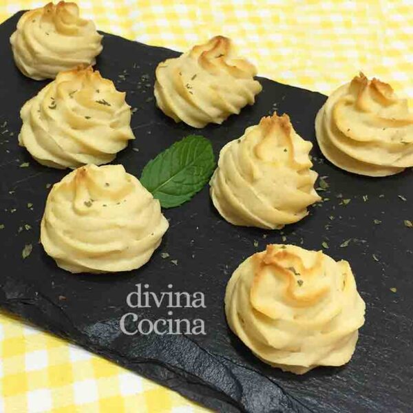 Patatas duquesa para guarnición