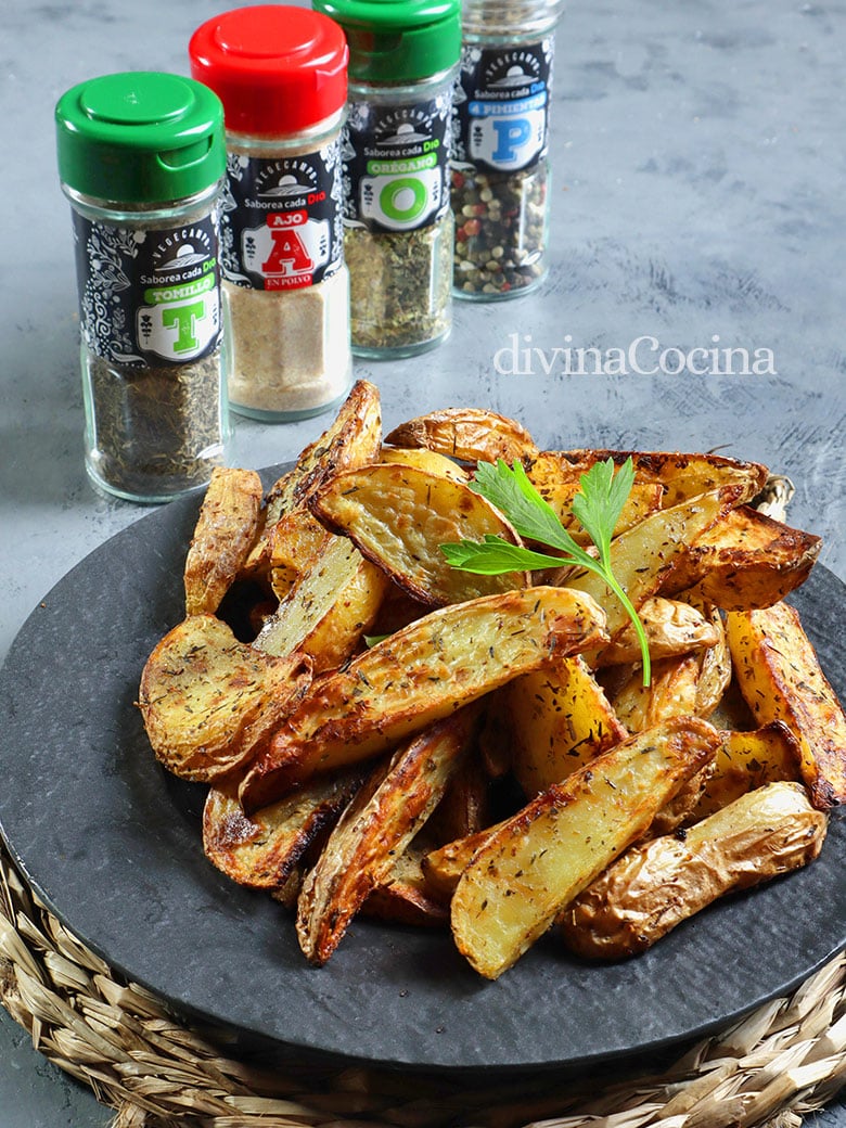 patatas gajo con especias en airfryer patatas gajo con especias en airfryer