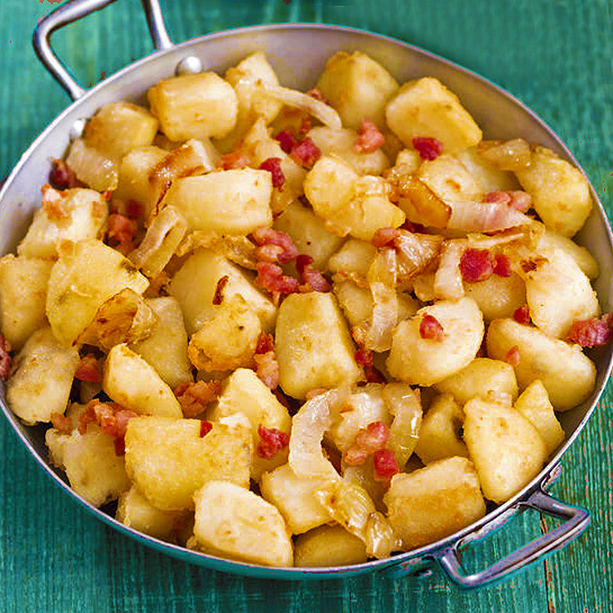 patatas estilo aleman Bratkartoffeln patatas salteadas estilo aleman Bratkartoffeln