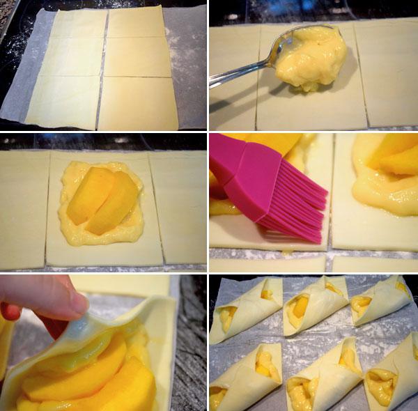 pañuelos de hojaldre y frutas paso a paso pañuelos de hojaldre y frutas paso a paso