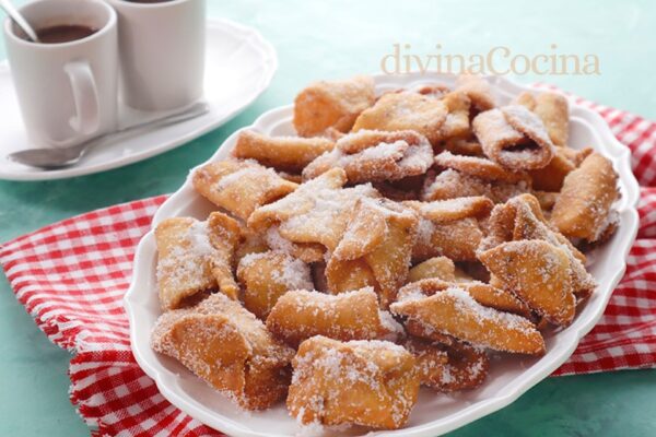 Pestiños de naranja