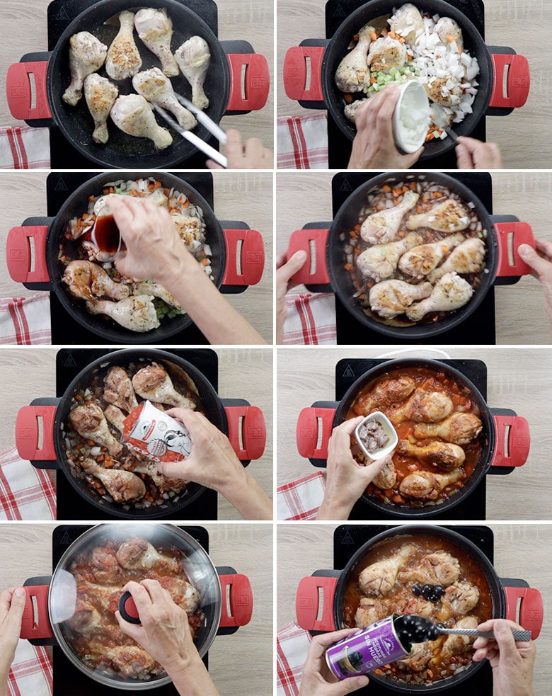 pollo cazadora paso paso pollo cazadora paso paso