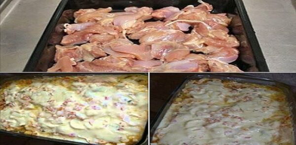 Pollo asado con requesón: Aprende a hacer esta maravillosa receta de pollo asado con queso. Una receta práctica y muy fácil de hacer, Si te gusta dinos HOLA y dale a Me Gusta MIREN…