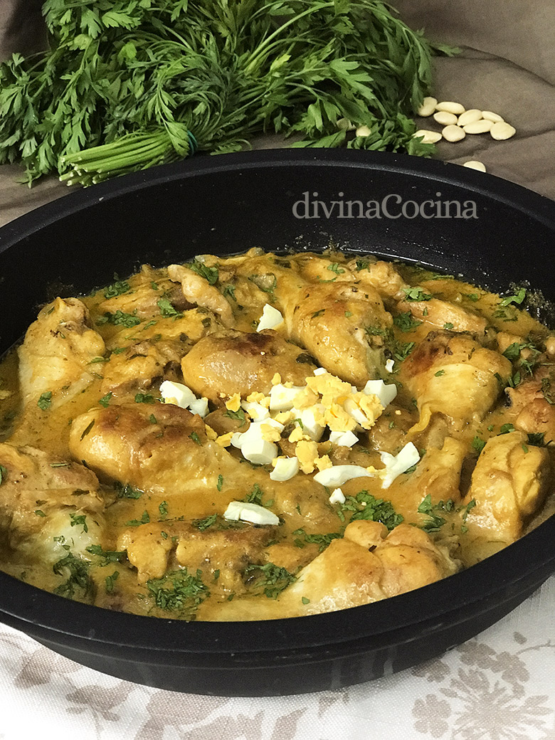 pollo en pepitoria pollo en pepitoria