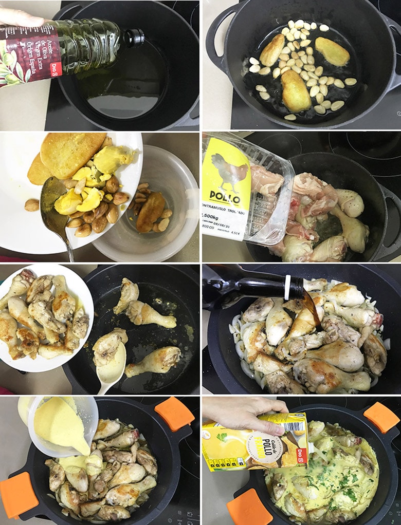 pollo pepitoria paso a paso pollo pepitoria paso a paso