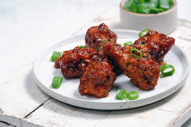 Pollo frito coreano Dakgangjeong Pollo frito coreano Dakgangjeong