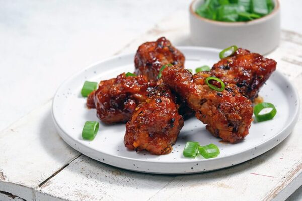 Pollo frito coreano (Dakgangjeong)