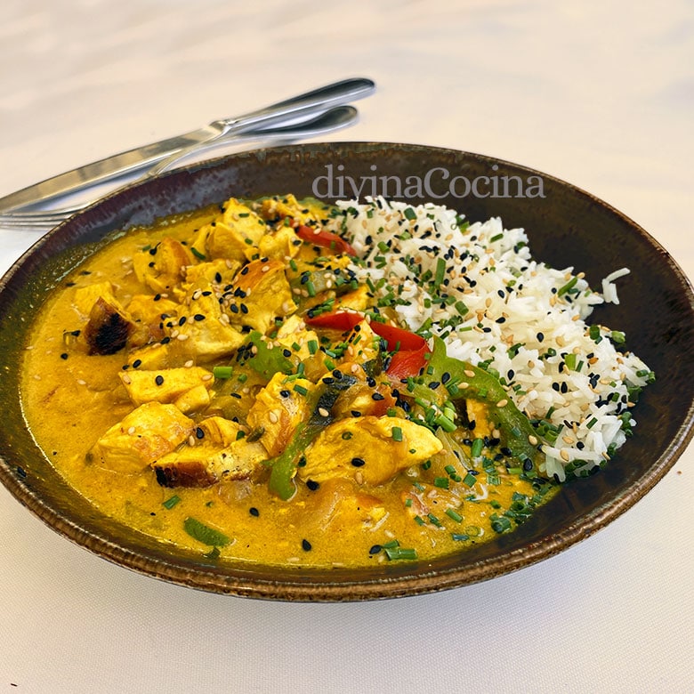 pollo guisado estilo thai pollo guisado estilo thai