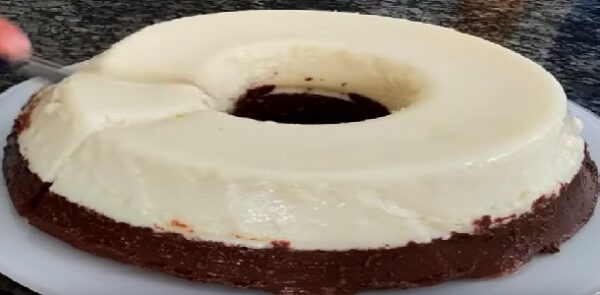 Que receita de pudim fantástica que minha tia me ensinou de sabor prestígio ficou uma delicia!