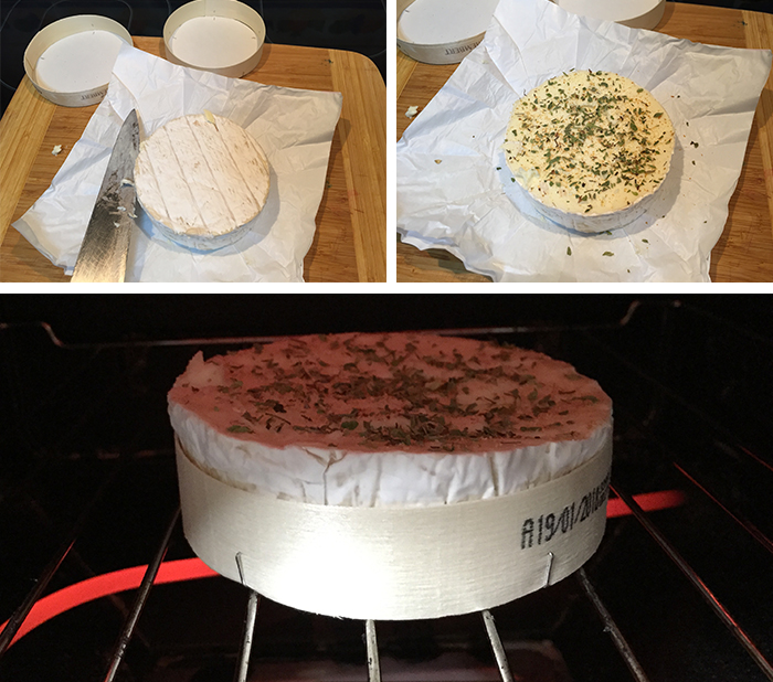 camembert al horno paso a paso