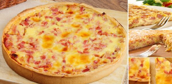 Quiche Lorraine (receta fácil) Si te gusta dinos HOLA y dale a Me Gusta MIREN…