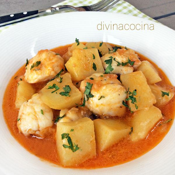 rape estofado con patatas rape estofado con patatas