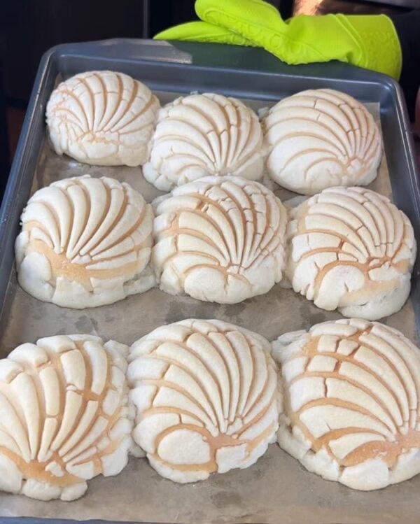 Receta de Conchas mexicanas