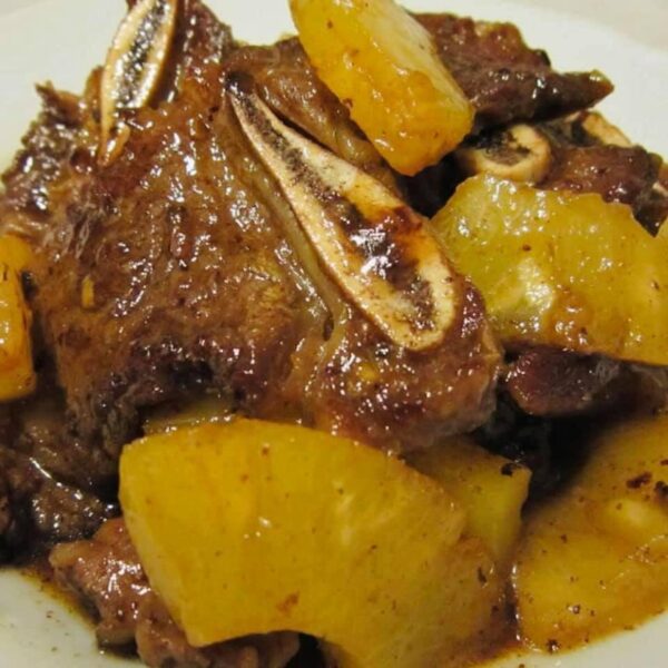 Receta de Costillas de Cerdo en Salsa de Piña