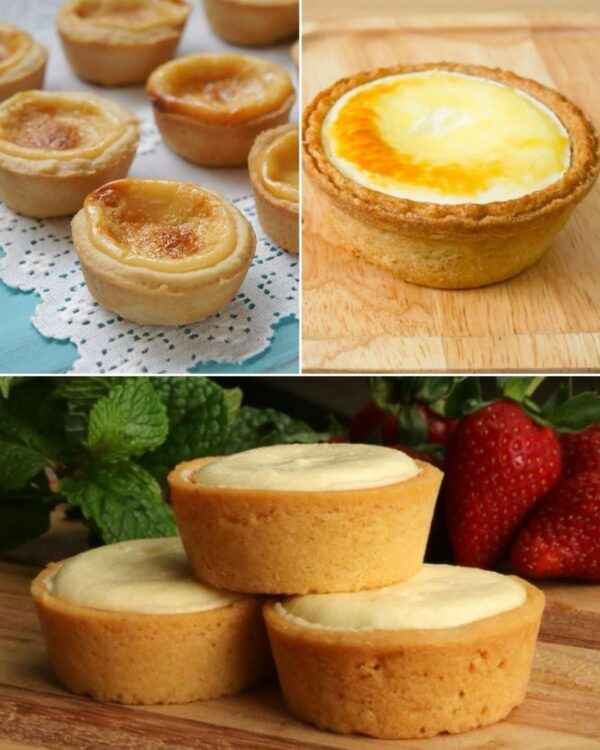 Receta de Cubiletes de crema pastelera