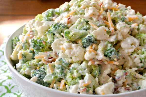 Receta de Ensalada de coliflor y brócoli