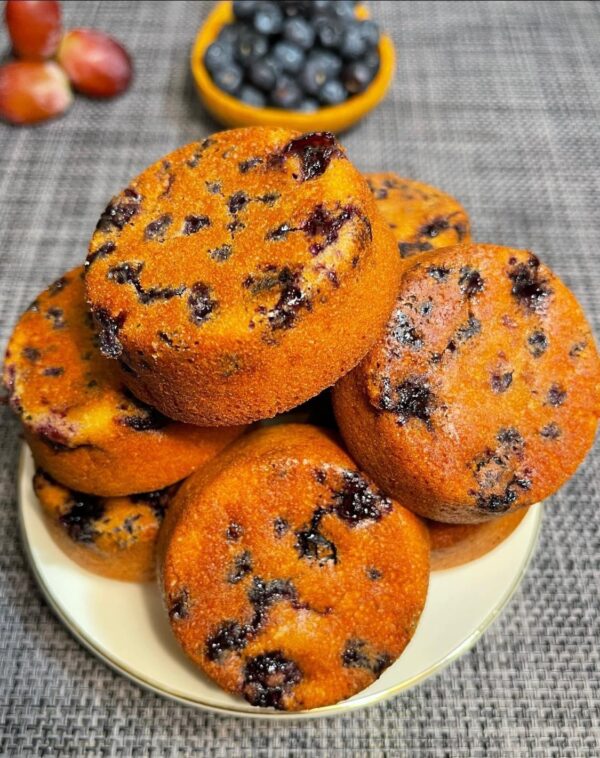 Receta de Mini cakes de arándanos