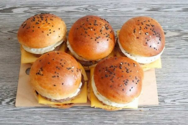 Receta de Pan de hamburguesa
