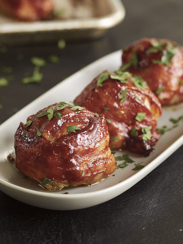 Receta de albóndigas con tocino y queso