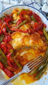 Receta de bacalao con pimientos