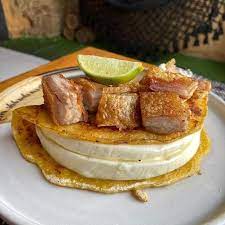 Receta de cachapa venezolana con chicharron