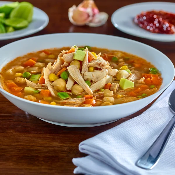 Receta de caldo tlalpeño de pollo