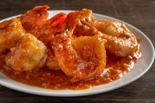 Receta de camarones a la diabla