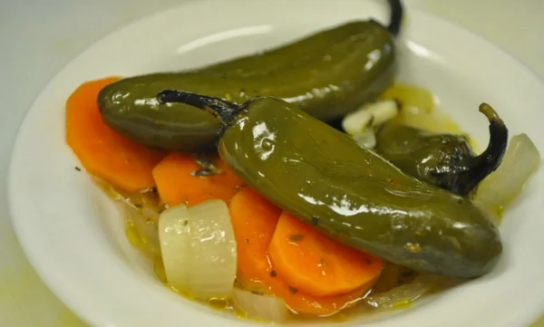 Receta de chiles en vinagre
