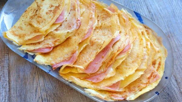Receta de crepes con maicena