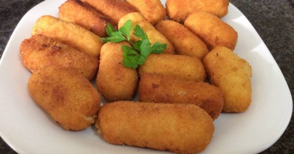 Receta de croquetas de pollo y jamon