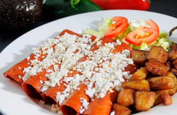 Receta de enchiladas rojas
