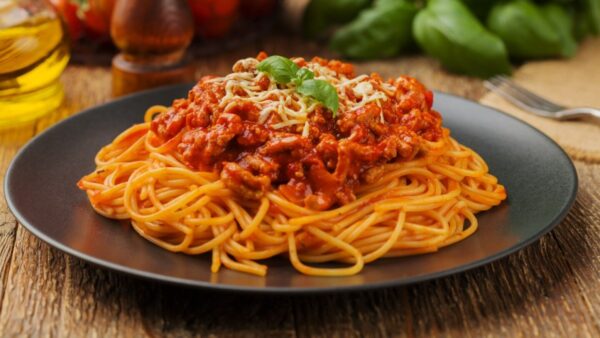 Receta de espaguetis a la boloñesa