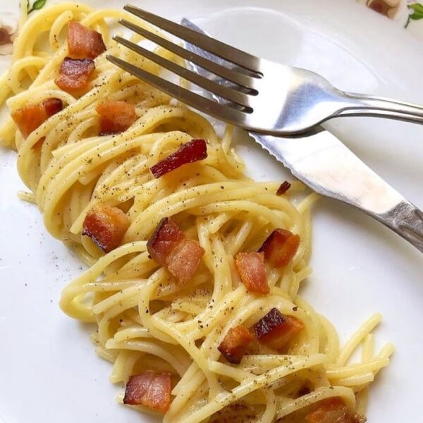 Receta de espaguetis a la carbonara
