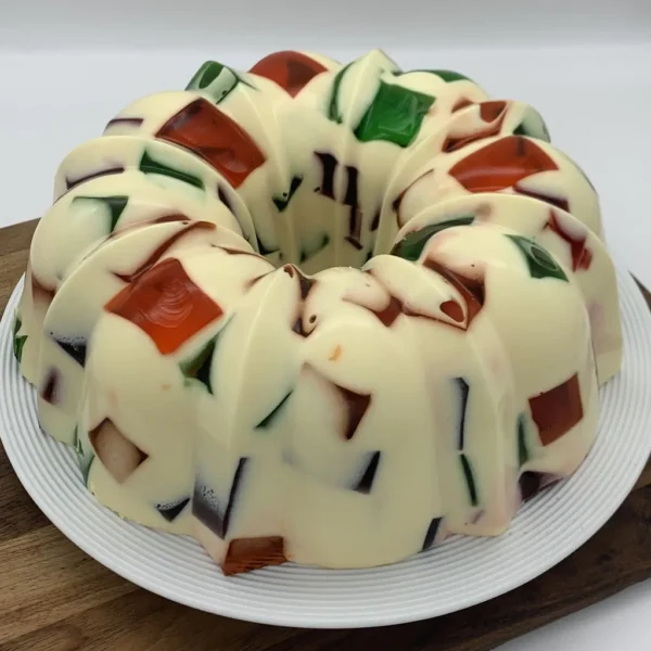 Receta de gelatina de mosaico