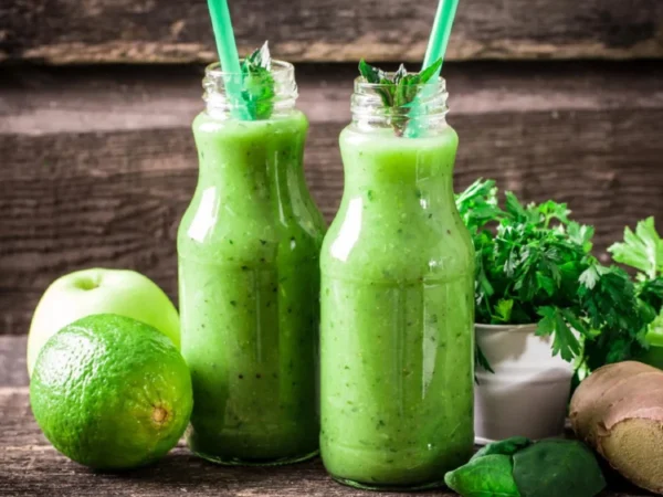 Receta de jugo verde para bajar el colesterol y los triglicéridos