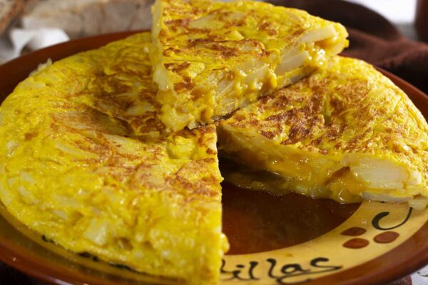 Receta de la tortilla de patatas española