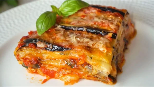 Receta de lasaña de berenjena