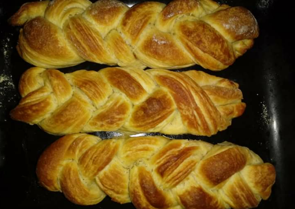 Receta de pan brioche trenzado