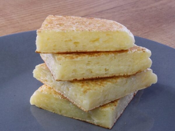 Receta de pan de queso a la sartén