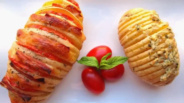 Receta de papas al horno rellenas