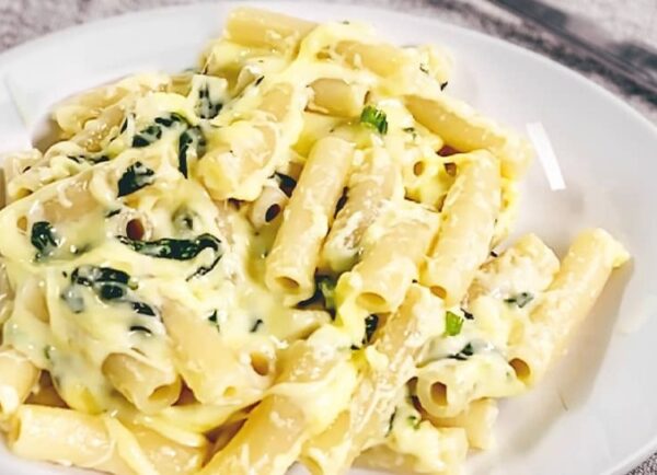 Receta de pasta con queso