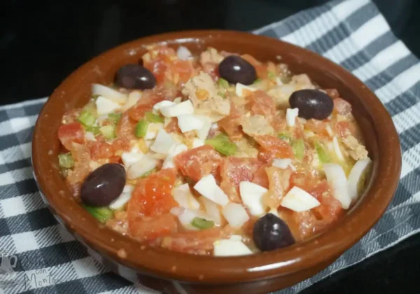 Receta de pipirrana de Jaen