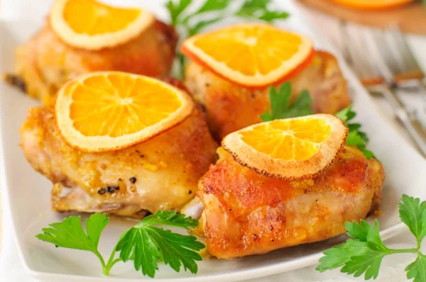 Receta de pollo a la naranja