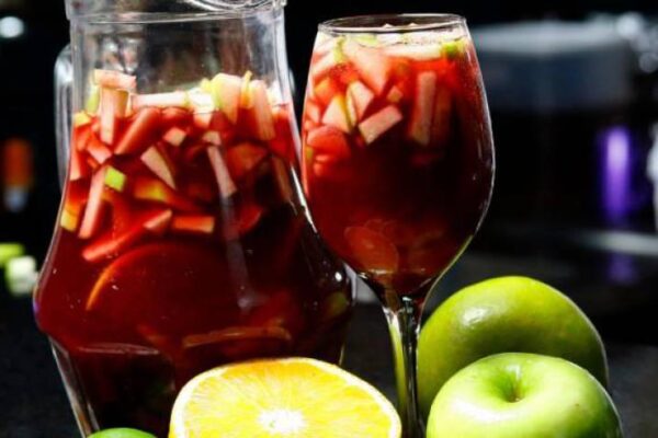 Receta de sangría navideña