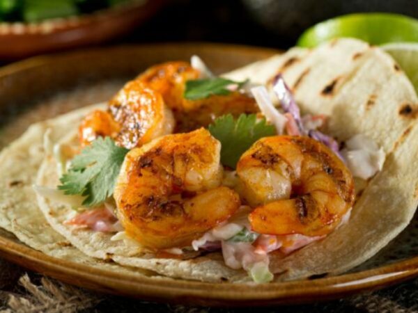 Receta de tacos de camarones