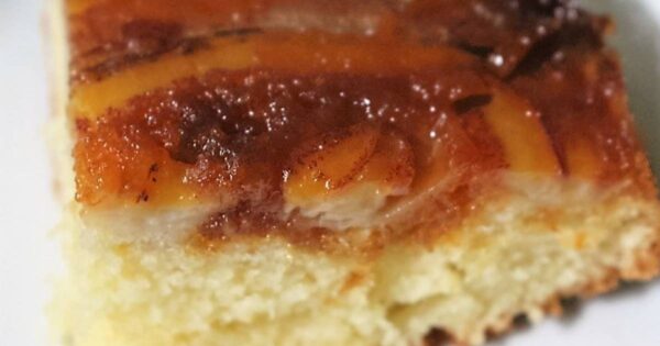 Receta de volteado de plátano