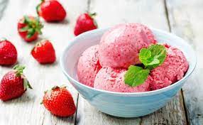 Receta fácil de helado de fresa