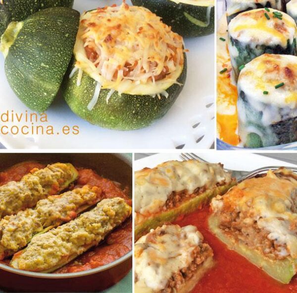 Recetas de calabacines rellenos