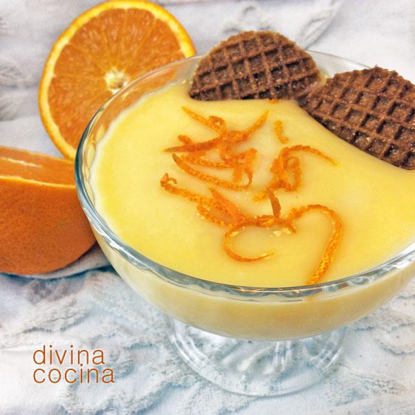 natillas de naranja